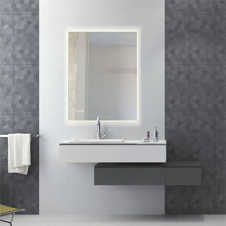 Framed Backlit Mirror